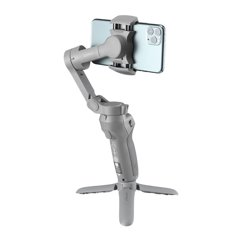 JMT-897034 Compact Tripod for Mobile Phones and Cameras - Aluminum Alloy, Gray, 123mm x 35mm x 35mm