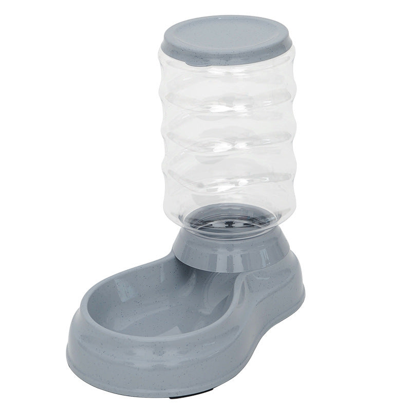 JMT-897354 3.8L Pet Water Dispenser with Food Bowl for Cats and Dogs - Durable PP Material, Universal Design