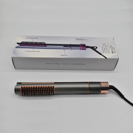 JMT-897482 Tourmaline Ceramic Dual-Use Curling Iron and Hair Straightener with 10 Temperature Settings