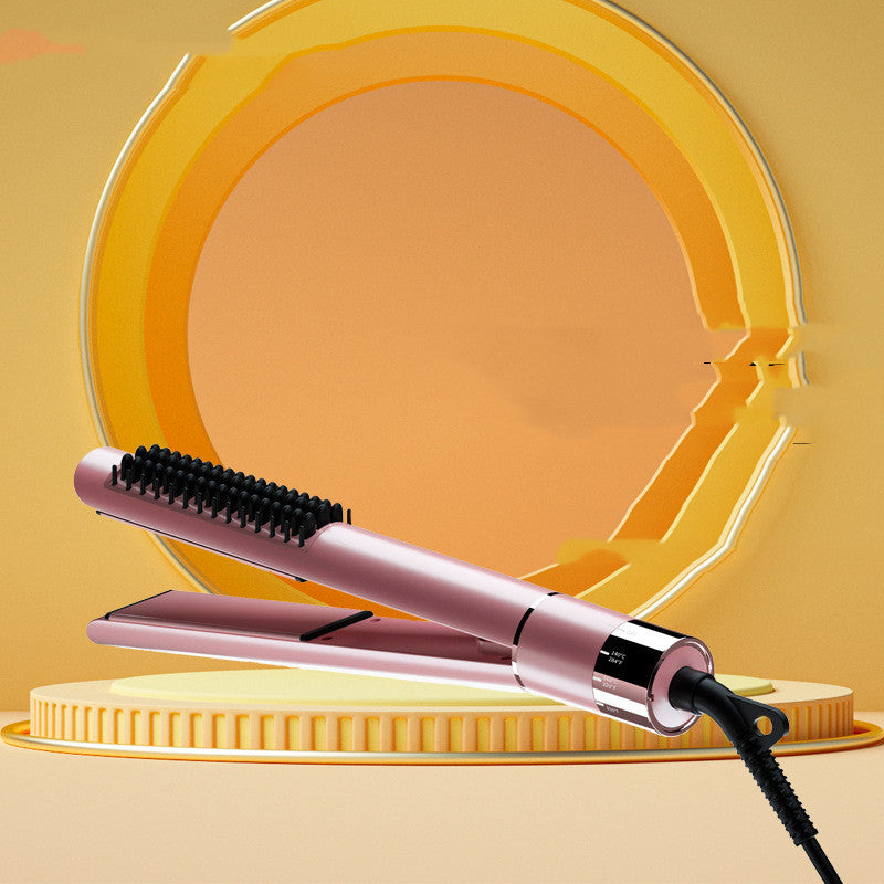 JMT-897482 Tourmaline Ceramic Dual-Use Curling Iron and Hair Straightener with 10 Temperature Settings