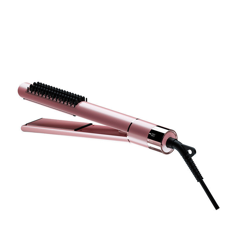 JMT-897482 Tourmaline Ceramic Dual-Use Curling Iron and Hair Straightener with 10 Temperature Settings