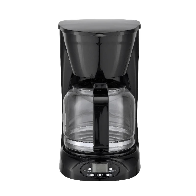 JMT-897610 1.8 L Drip Coffee Maker - 12-Cup Programmable Brewing Machine