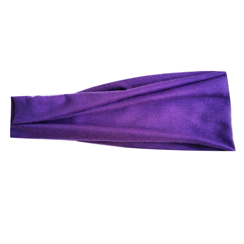 JMT-897866 Foldable Drawstring Elastic Cotton Headband - Unisex Sports Turban in Multiple Colors