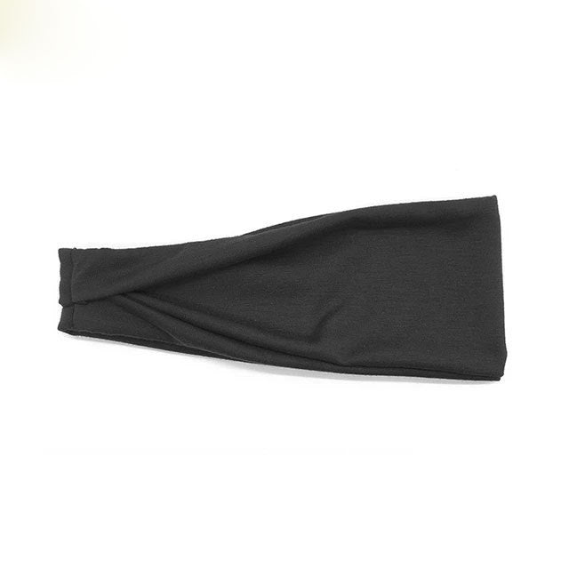 JMT-897866 Foldable Drawstring Elastic Cotton Headband - Unisex Sports Turban in Multiple Colors