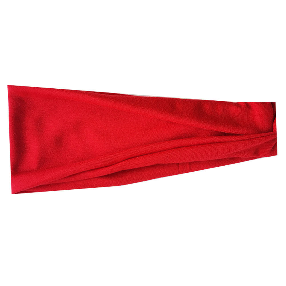 JMT-897866 Foldable Drawstring Elastic Cotton Headband - Unisex Sports Turban in Multiple Colors