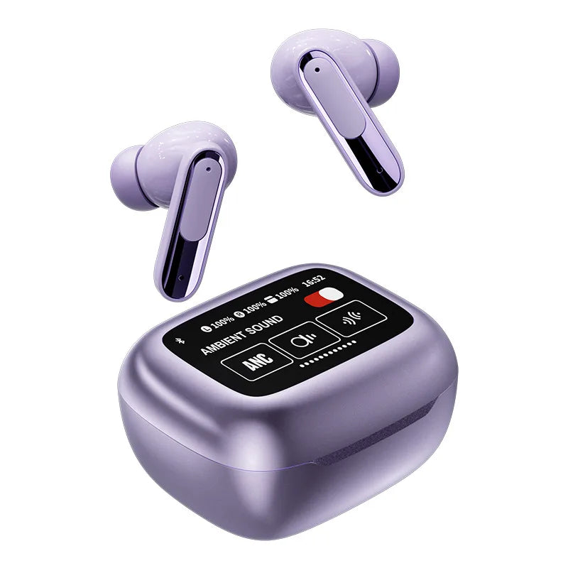 JMT-898506 TWS In-Ear Headset with Smart Touch Screen, Bluetooth Connectivity, LED Battery Indicator