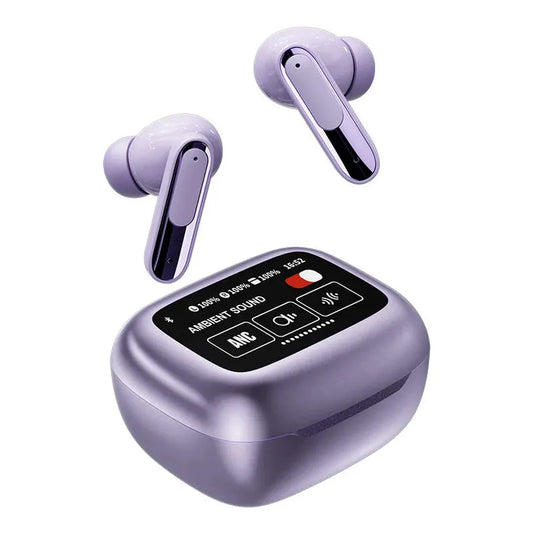 JMT-898506 TWS In-Ear Headset with Smart Touch Screen, Bluetooth Connectivity, LED Battery Indicator