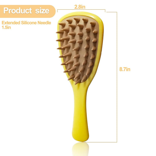 JMT-898570 Silicone Shampoo Brush for Dogs and Cats - Effective Bathing and Massaging Tool for All Coat Types