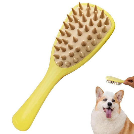 JMT-898570 Silicone Shampoo Brush for Dogs and Cats - Effective Bathing and Massaging Tool for All Coat Types
