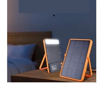 JMT-898826 Solar-Charged Emergency LED Light for Home Power Outages and Outdoor Activities, KM-7736T Model