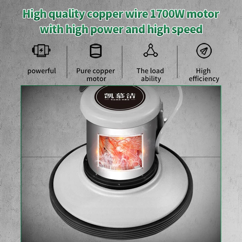 JMT-898954 KJ717 Electric Carpet Cleaner and Floor Scrubber for Hotels, 220V Multi-Functional Hand Push Machine