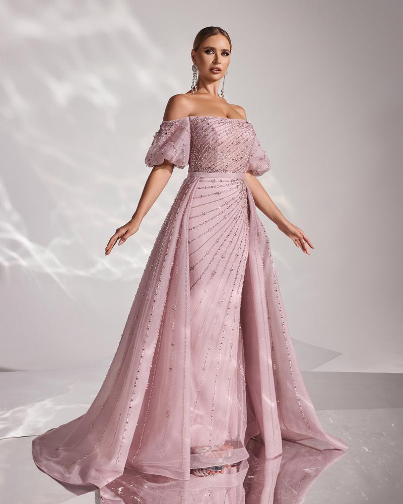 JMT-899722 Elegant Pink Luxury Dress for Women - Model SH0125