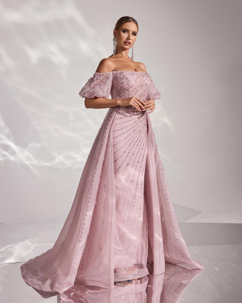 JMT-899722 Elegant Pink Luxury Dress for Women - Model SH0125