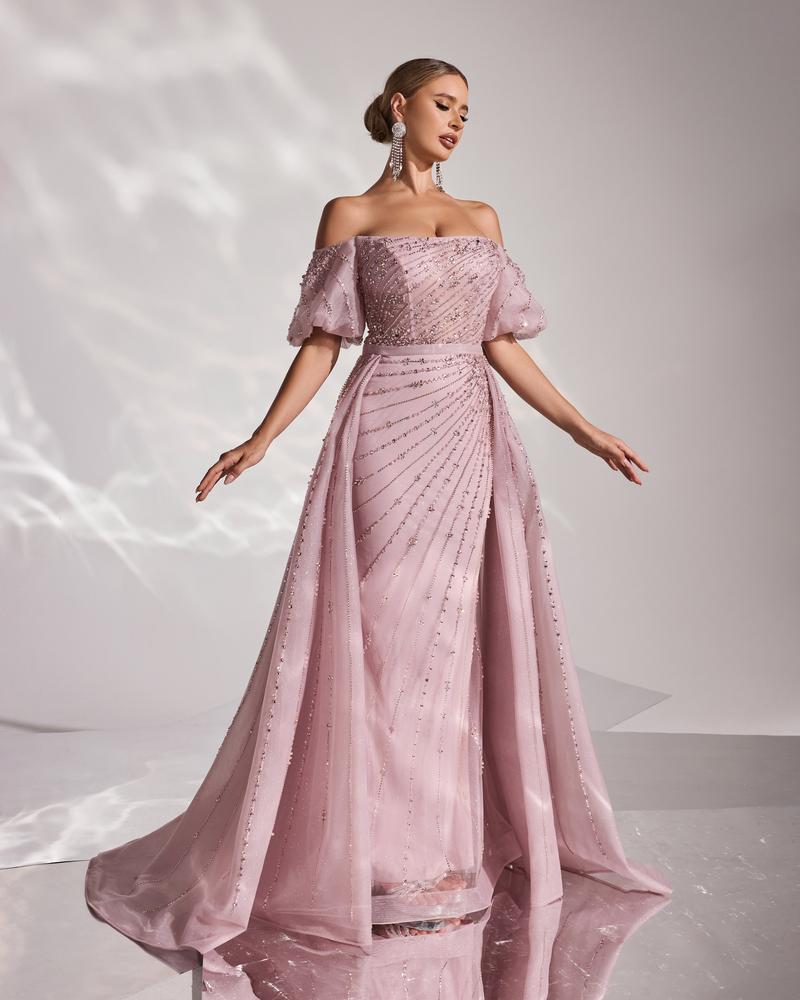 JMT-899722 Elegant Pink Luxury Dress for Women - Model SH0125