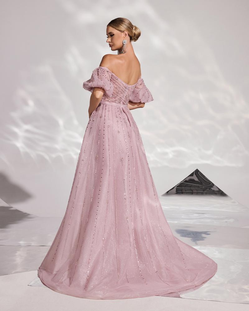 JMT-899722 Elegant Pink Luxury Dress for Women - Model SH0125