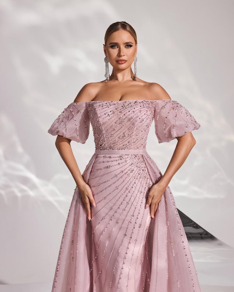 JMT-899722 Elegant Pink Luxury Dress for Women - Model SH0125