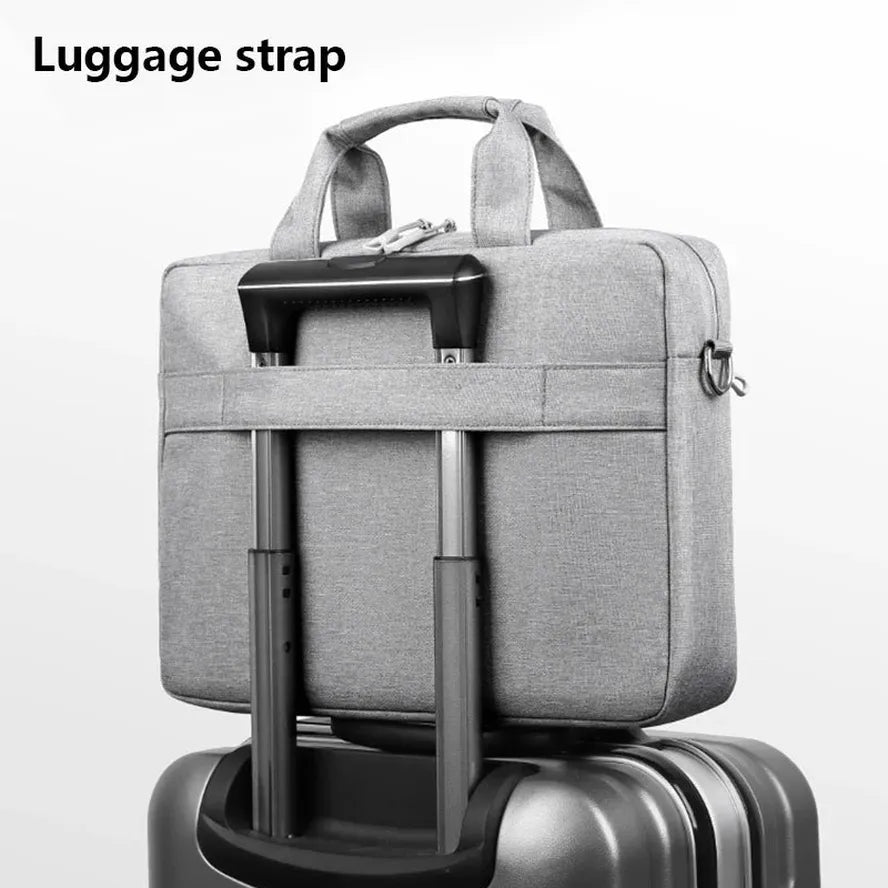 JMT-900042 Men's Unisex Polyester Shockproof Briefcase for Laptops and Computers