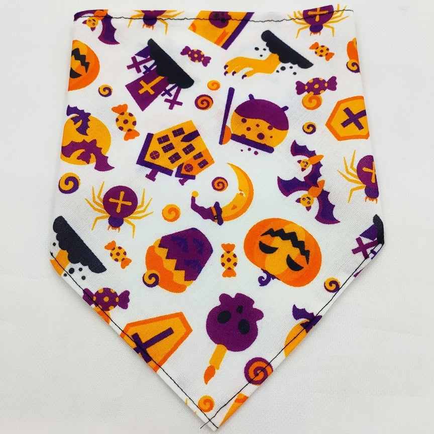 JMT-900106 Triangular Tie-Dye Polyester Pet Drool Towel Scarf