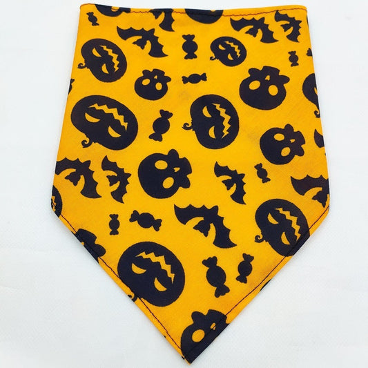 JMT-900106 Triangular Tie-Dye Polyester Pet Drool Towel Scarf