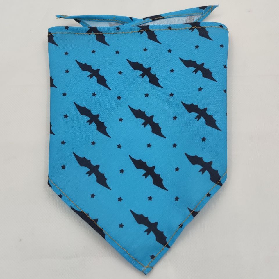 JMT-900106 Triangular Tie-Dye Polyester Pet Drool Towel Scarf