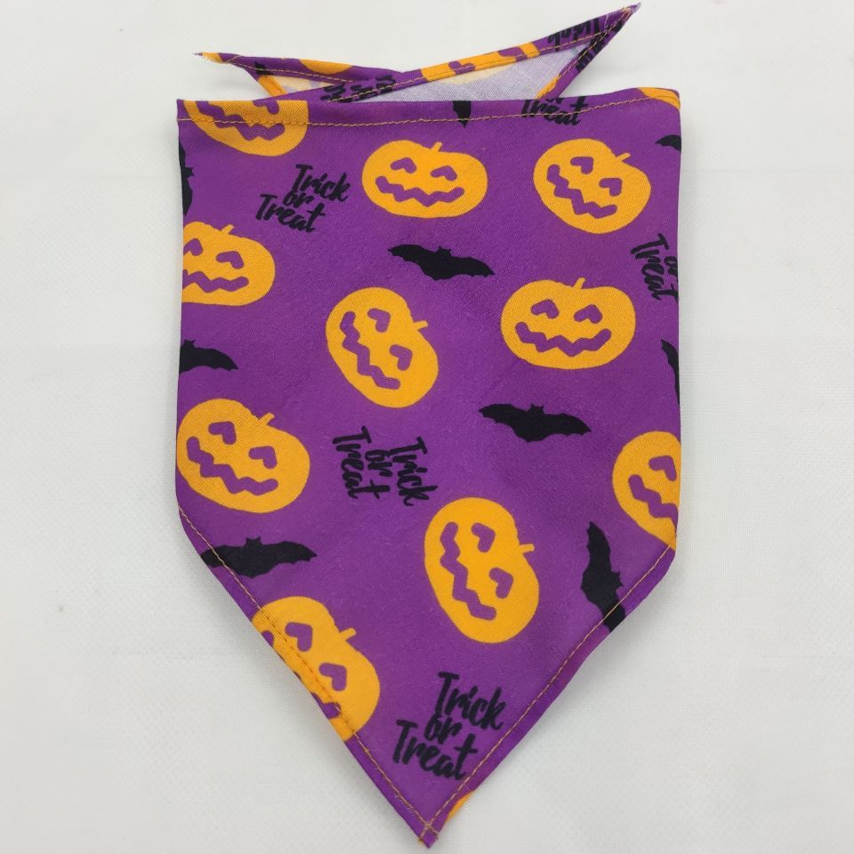 JMT-900106 Triangular Tie-Dye Polyester Pet Drool Towel Scarf