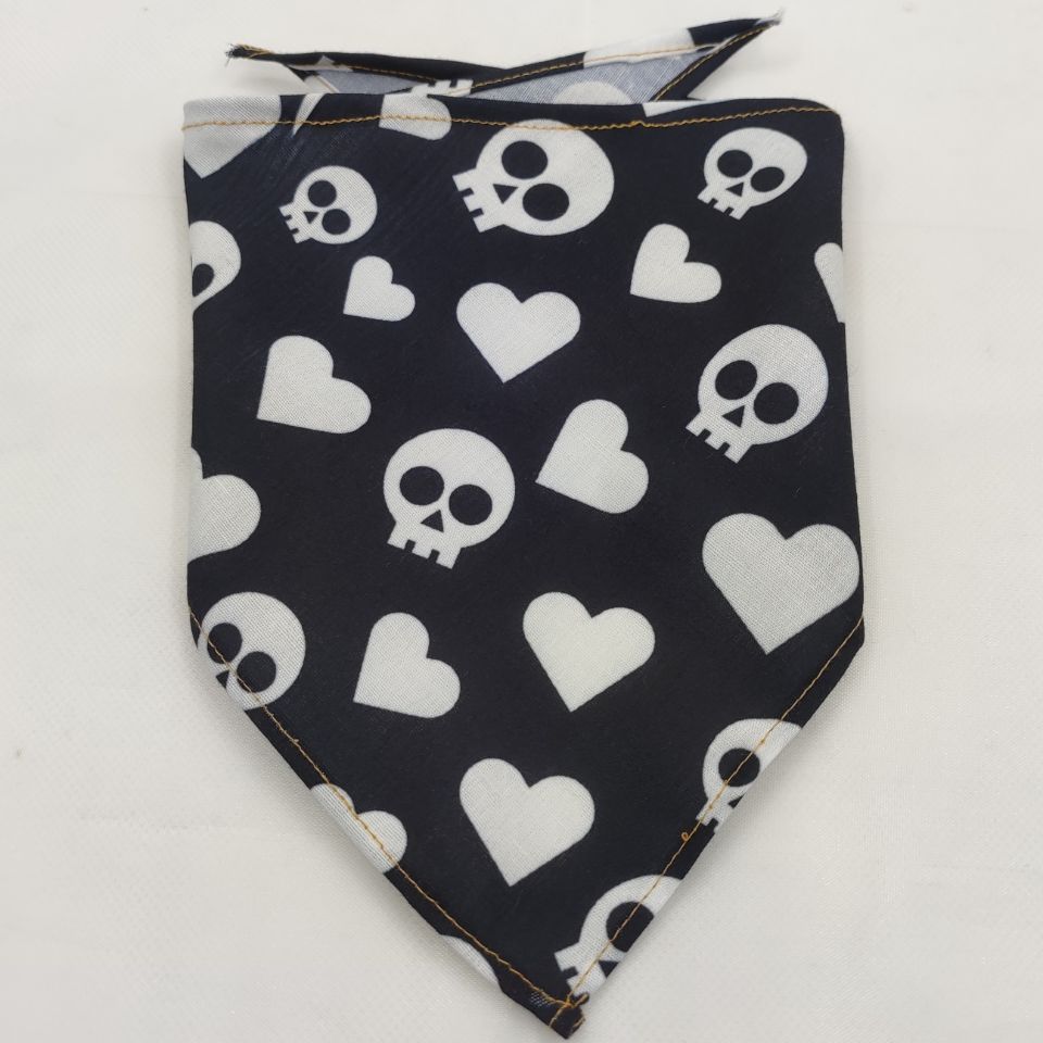 JMT-900106 Triangular Tie-Dye Polyester Pet Drool Towel Scarf