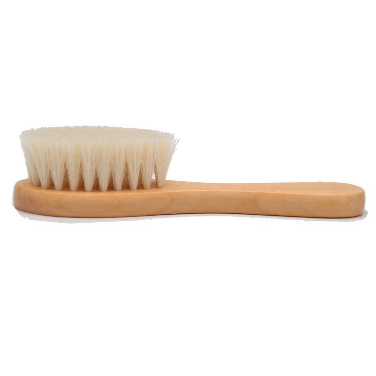 JMT-900618 Baby Lotus Wood Comb and Bath Brush Set - Gentle Hair Care for Infants