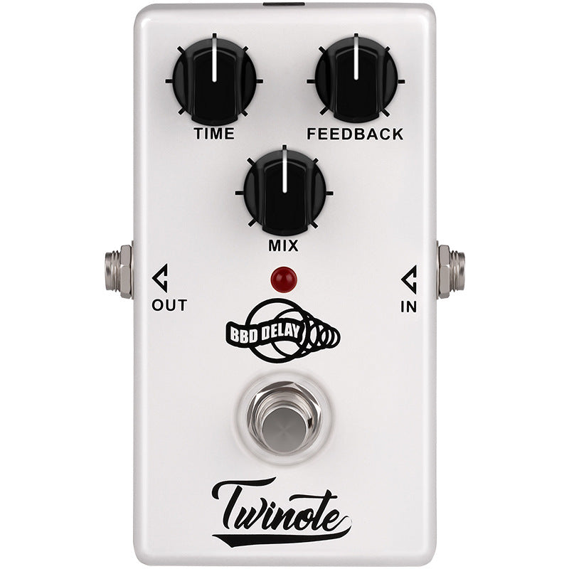 JMT-900810 Chorus Digital Monoblock Effect Pedal - Metal Construction, 1/4" Mono Input/Output, Battery or DC Powered