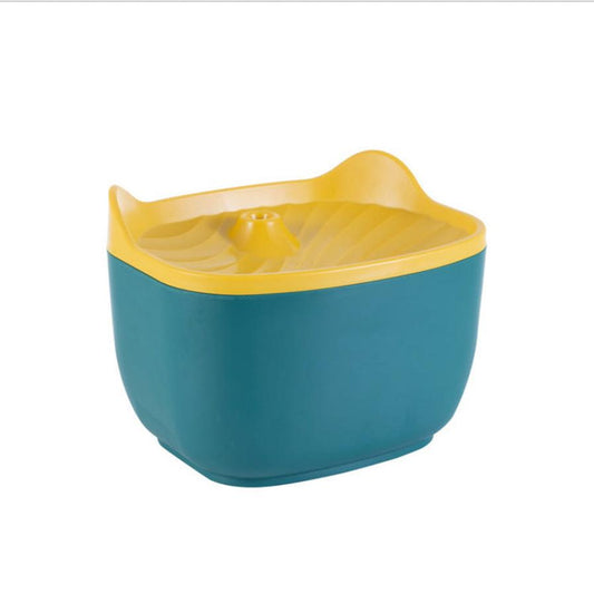 JMT-900810 Pet Cat Drinking Fountain - Removable, Washable, and 2.5L Capacity with USB Cable and Built-in Filter, Available in Pink Purple or Green Yellow