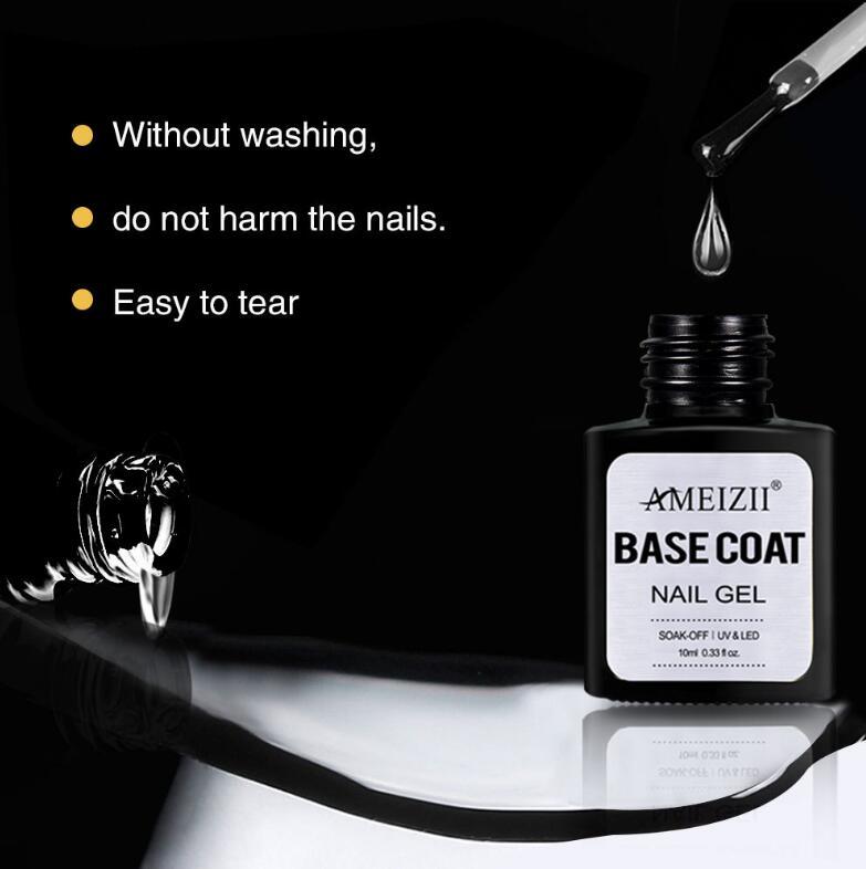 JMT-900938 Removable Adhesive Bonding Base Coat for UV Nail Polish - 7.5mL Primer Seal with Colloid Texture