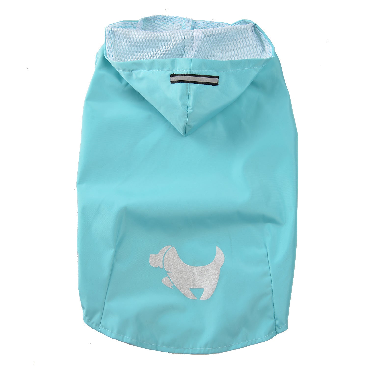 JMT-901258 Puppy Print Waterproof Raincoat for Dogs in Yellow, Blue, and Pink, Sizes S to XL