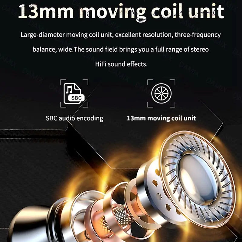 JMT-901962 Dual Mode Gaming & Music Earphones with HD Call, LED Display, Noise Reduction, and Waterproof Design