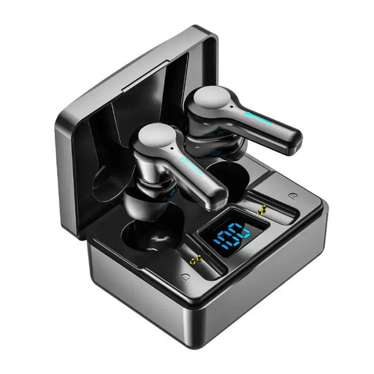 JMT-901962 Dual Mode Gaming & Music Earphones with HD Call, LED Display, Noise Reduction, and Waterproof Design