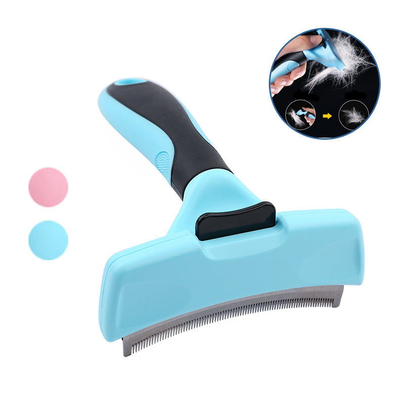 JMT-902026 Cat Hair Removal Comb - Effective Plastic and Metal Grooming Tool for Pets