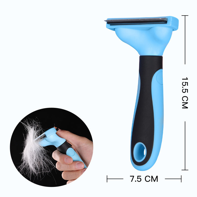 JMT-902026 Cat Hair Removal Comb - Effective Plastic and Metal Grooming Tool for Pets
