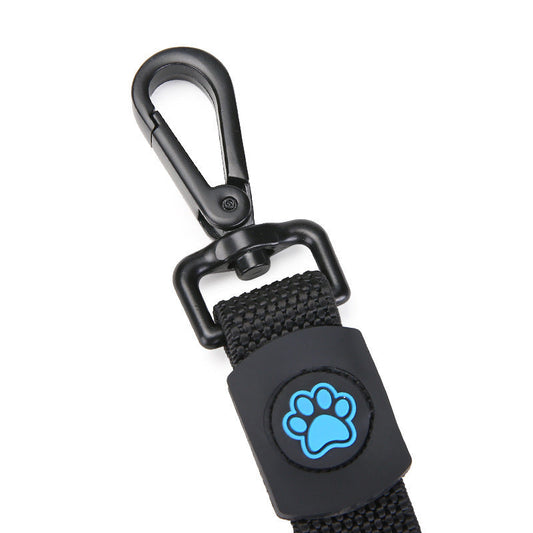 JMT-902282 High Elastic Nylon Leash for Small, Medium, and Large Dogs - 2.5*70-85cm, Black