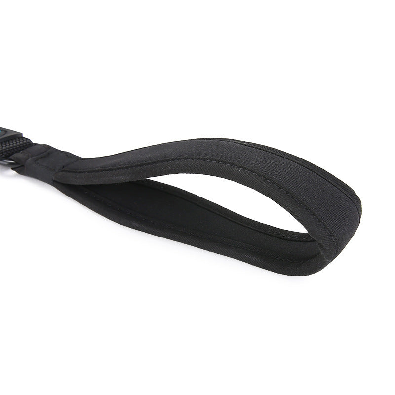 JMT-902282 High Elastic Nylon Leash for Small, Medium, and Large Dogs - 2.5*70-85cm, Black