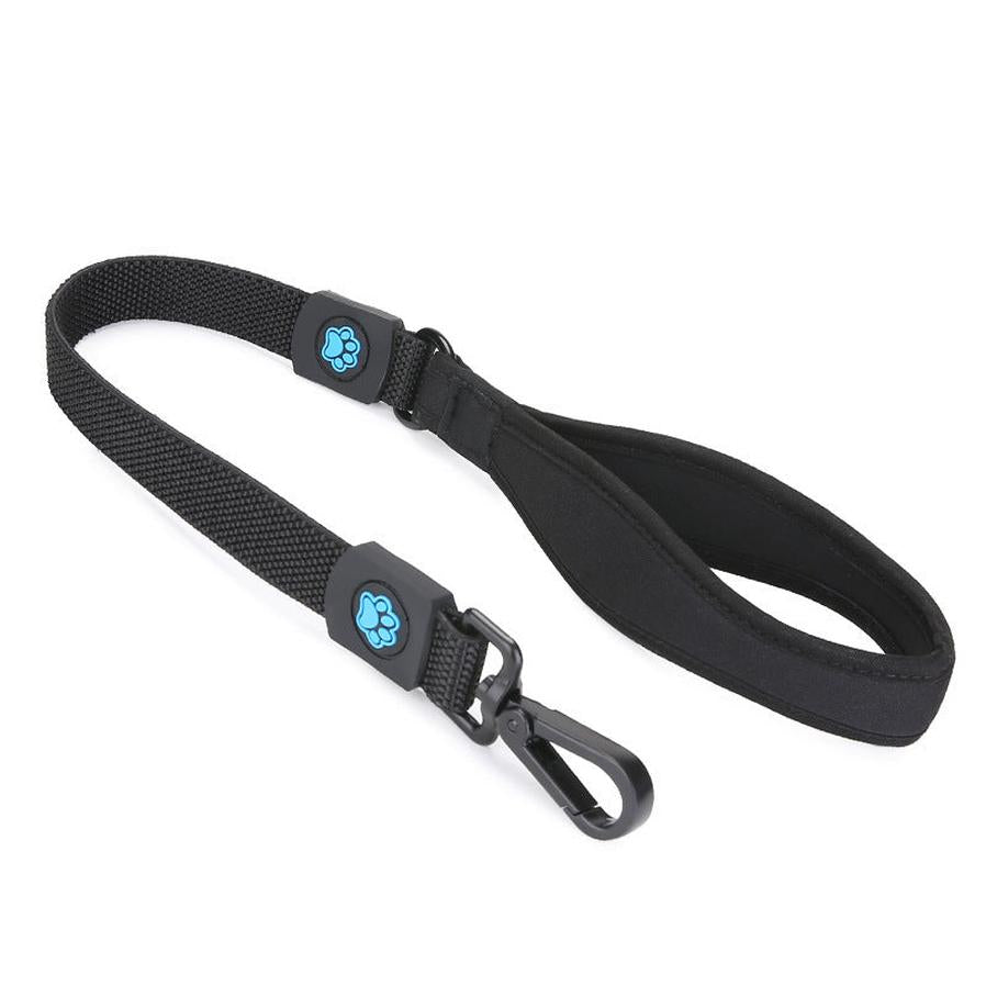 JMT-902282 High Elastic Nylon Leash for Small, Medium, and Large Dogs - 2.5*70-85cm, Black