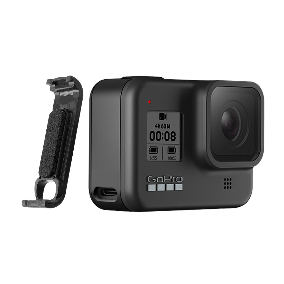 JMT-902474 GoPro HERO8 Black Rechargeable Battery Side Cover - Protective Plastic Design