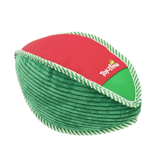 JMT-902922 Molar Teeth Cleaning Throw Toy - Large Olive Green Canvas Bite-Resistant Fabric for Pets