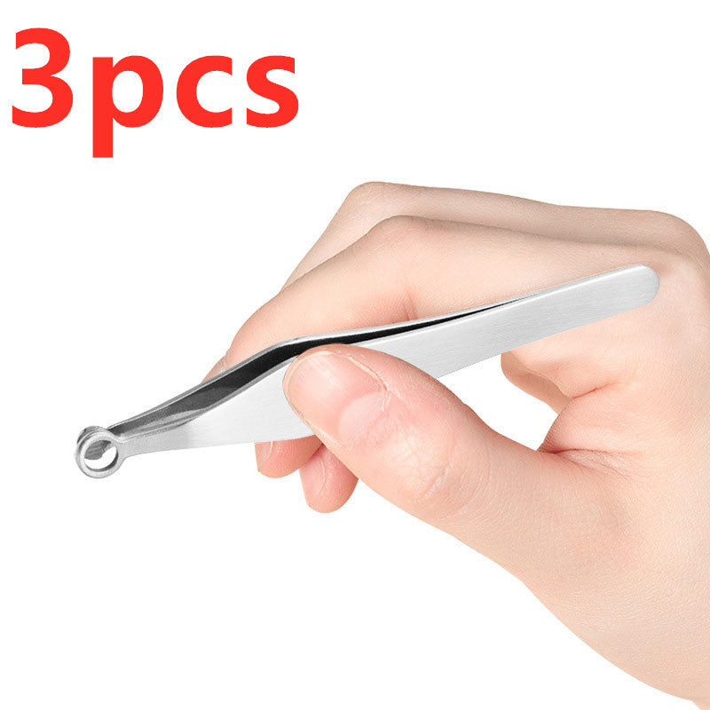 JMT-902922 Stainless Steel Nose Hair and Eyebrow Trimming Scissors with Rounded Design and Comfortable Grip