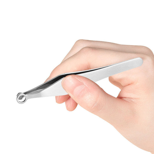 JMT-902922 Stainless Steel Nose Hair and Eyebrow Trimming Scissors with Rounded Design and Comfortable Grip