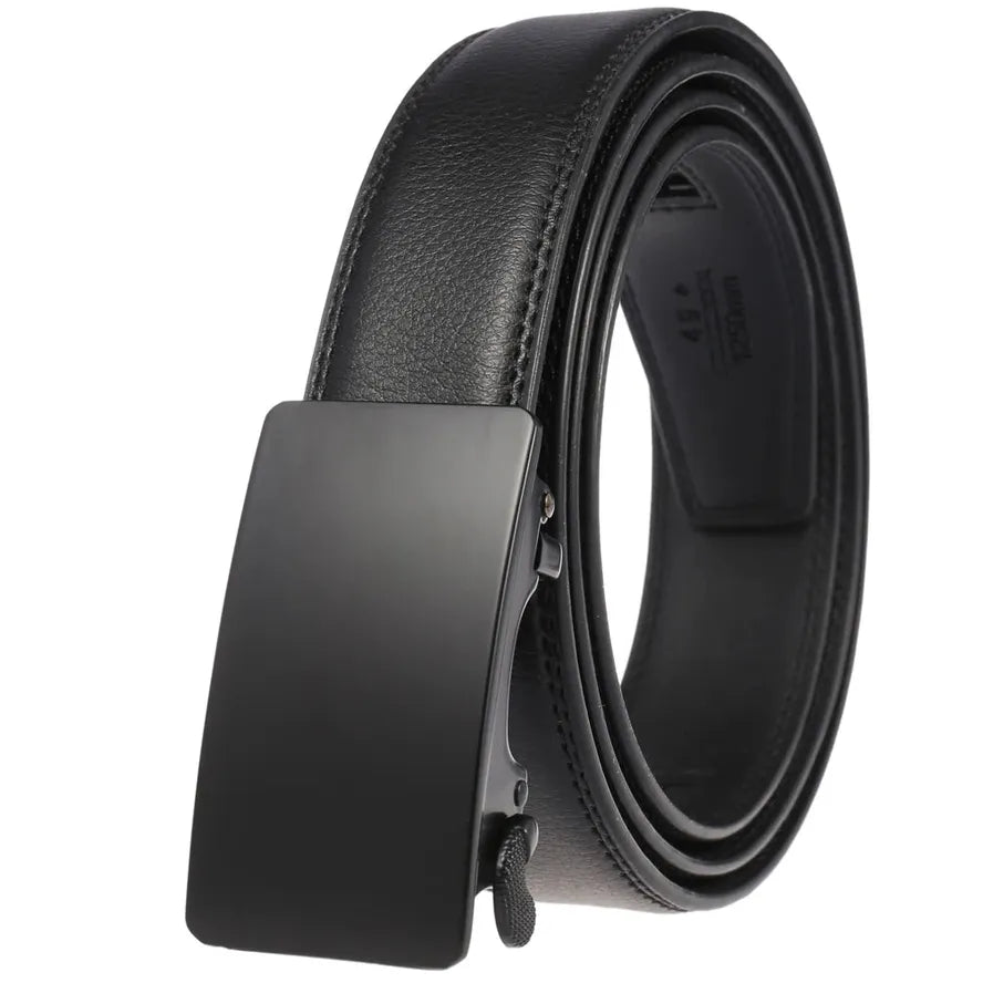 JMT-903690 Three Buckle Men's Casual Belt - Versatile Design for Everyday Wear