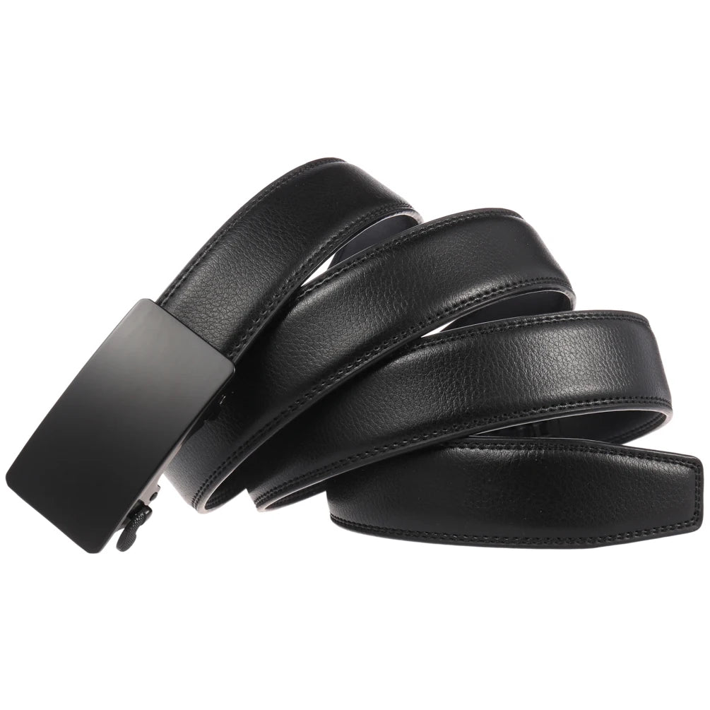 JMT-903690 Three Buckle Men's Casual Belt - Versatile Design for Everyday Wear