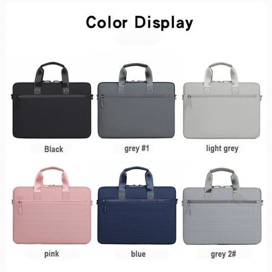 JMT-903754 Pink Waterproof and Shockproof Laptop Sleeve Bag in Multiple Sizes - Durable Oxford Material