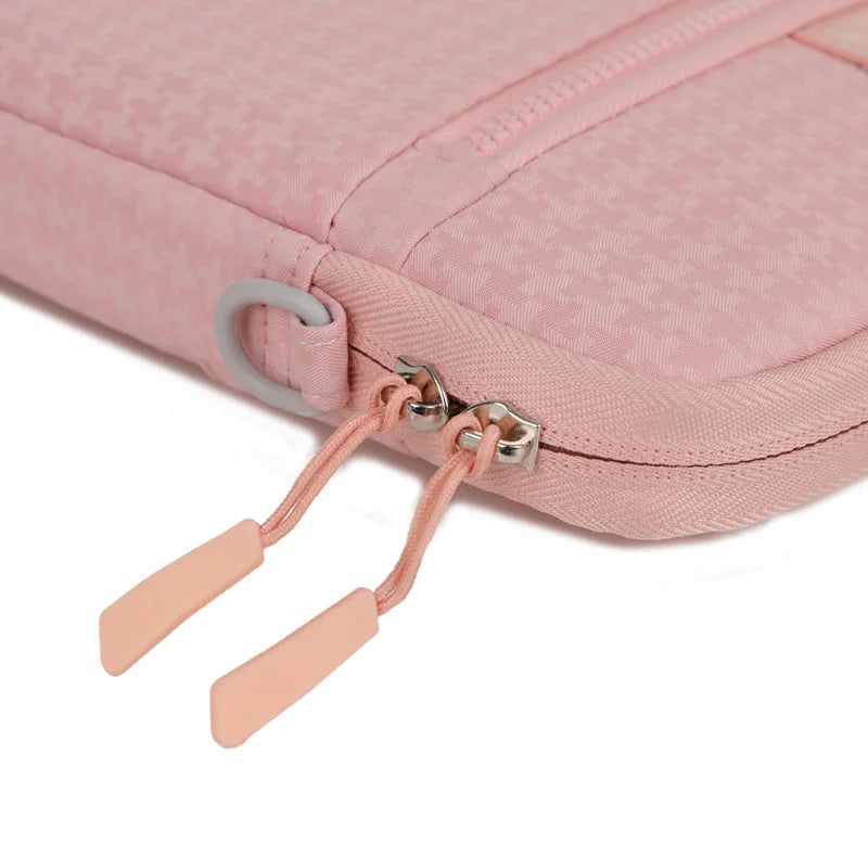 JMT-903754 Pink Waterproof and Shockproof Laptop Sleeve Bag in Multiple Sizes - Durable Oxford Material