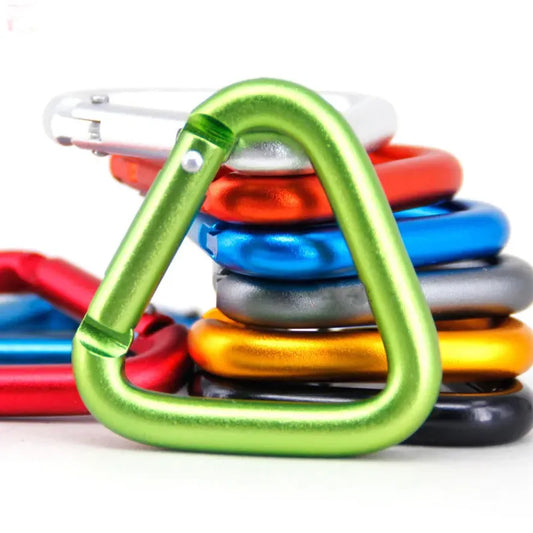 JMT-904138 Triangle Aluminium Alloy Carabiner with Custom Logo - Ready to Ship, 54x50mm, 14.4g