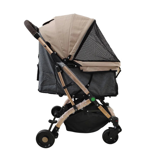 JMT-904202 Compact and Breathable Foldable Portable Dog Stroller for Travel