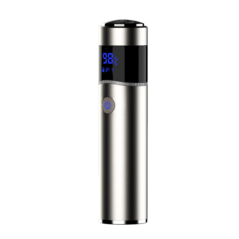 JMT-904330 Portable Rechargeable Electric Shaver for Men with Six-Blade Cutter Head and Metal Body