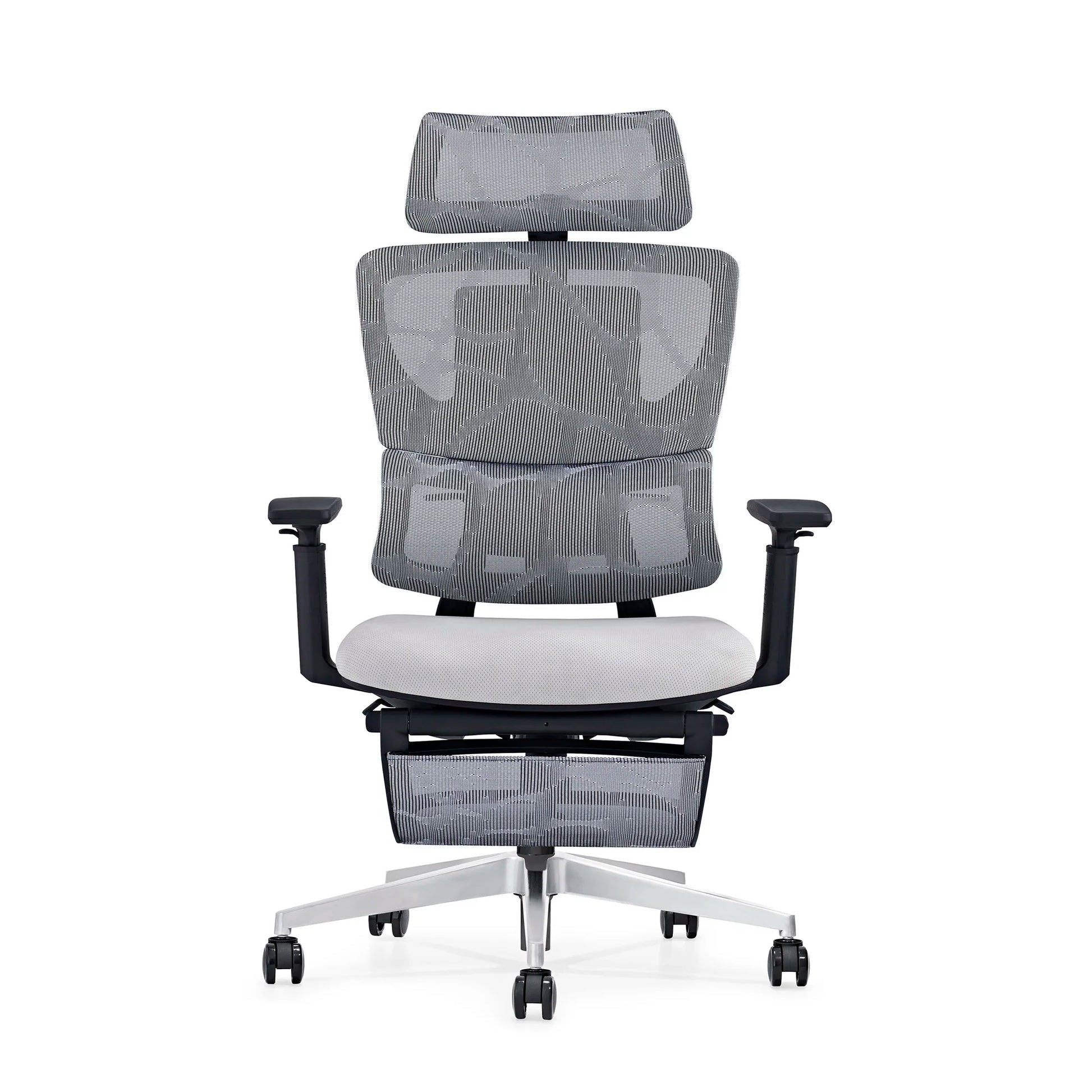 JMT-905546 Ergonomic Mesh Computer Chair with Adjustable 3D Headrest and Footrest